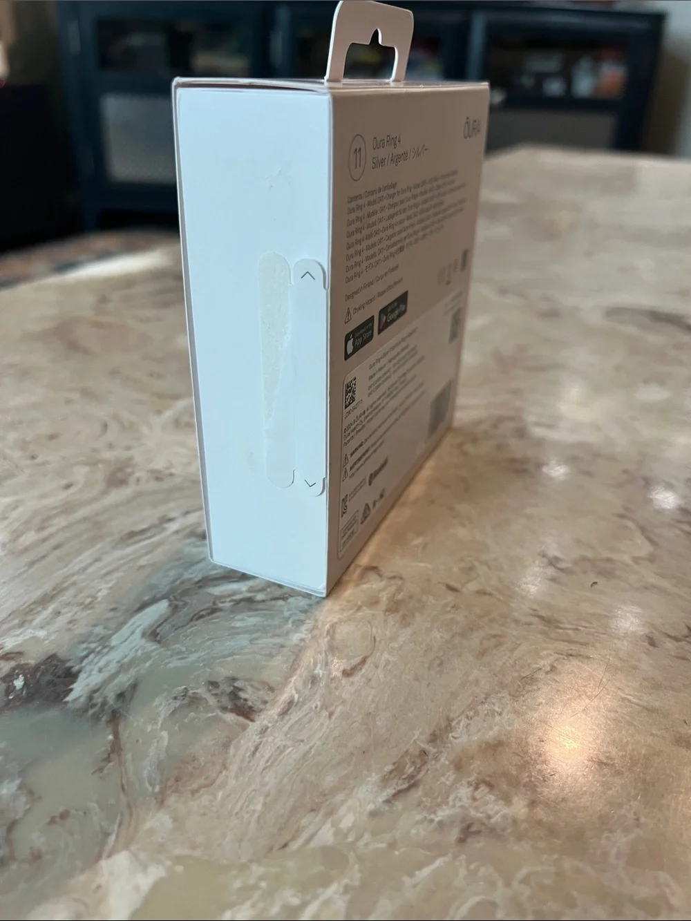 BNIB Oura Ring 4 by Oura in Silver Size 11
